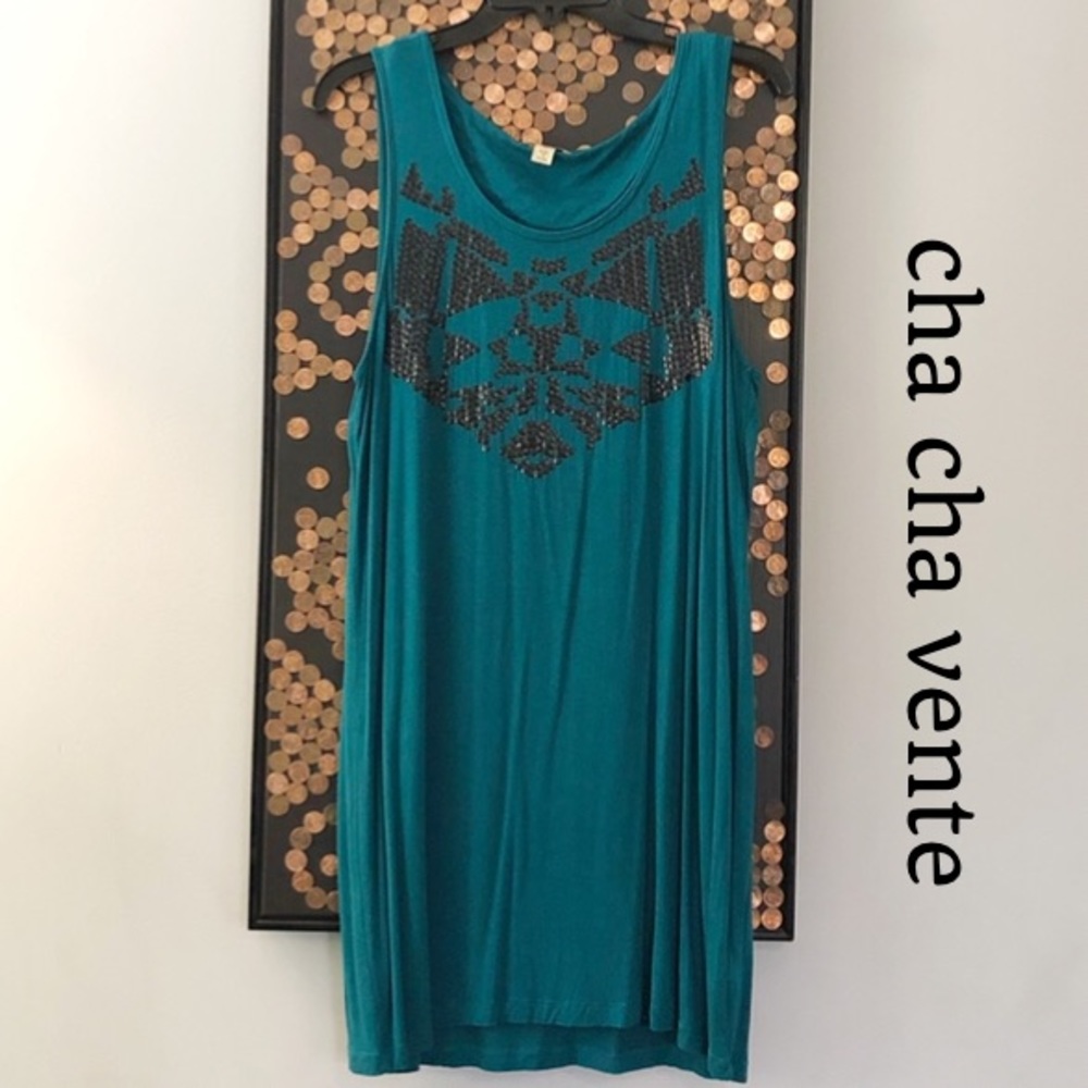 Studded Tank Dress